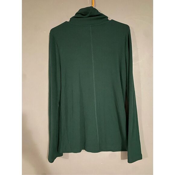 LOFT Ribbed Turtleneck Long Sleeve Top Size Large NWOT - Picture 4 of 5